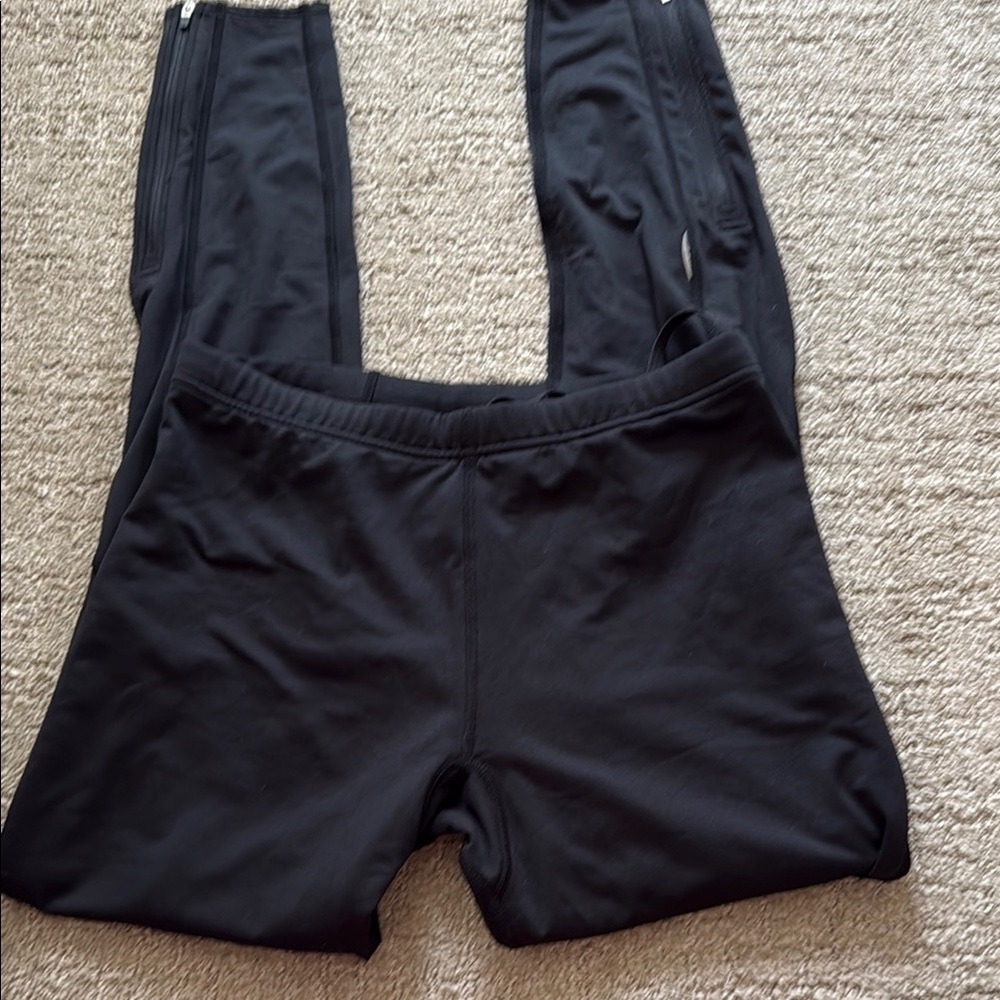 NWT Mizuno Black running tights, sz large